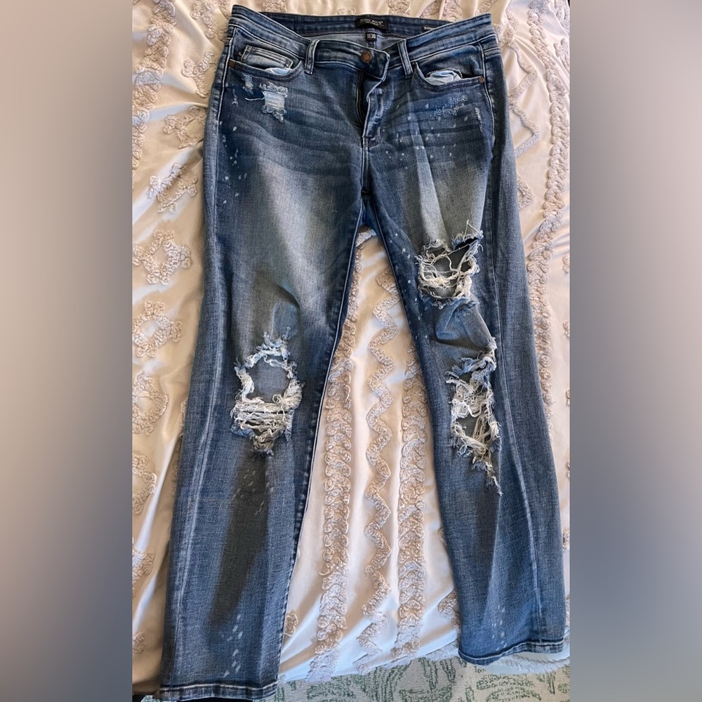 Judy Blue Distressed Jeans